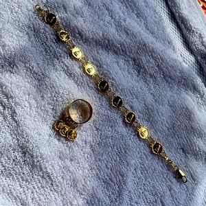 Saint Ring, and bracelet set